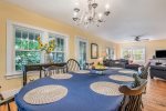 Open dining and living